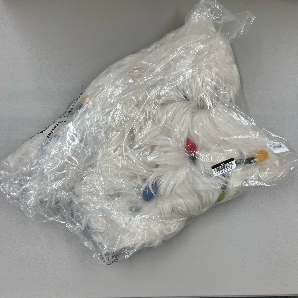 Pottery Barn National Lampoon’s Christmas Vacation Bethany Cat Pillow Lights NWT